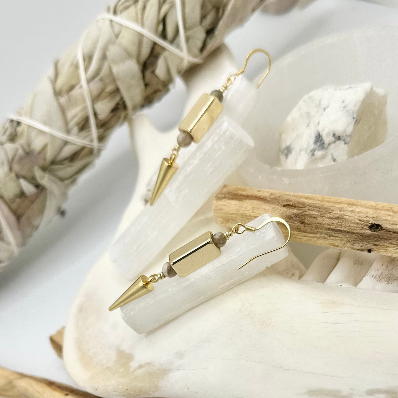 SPELL EARRINGS: Anxiety Shield