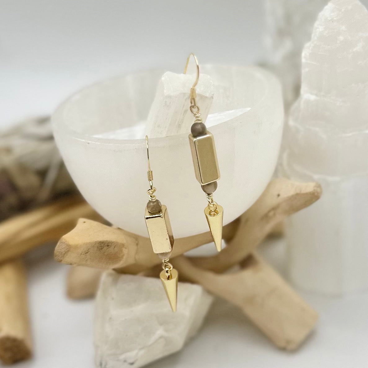 SPELL EARRINGS: Anxiety Shield