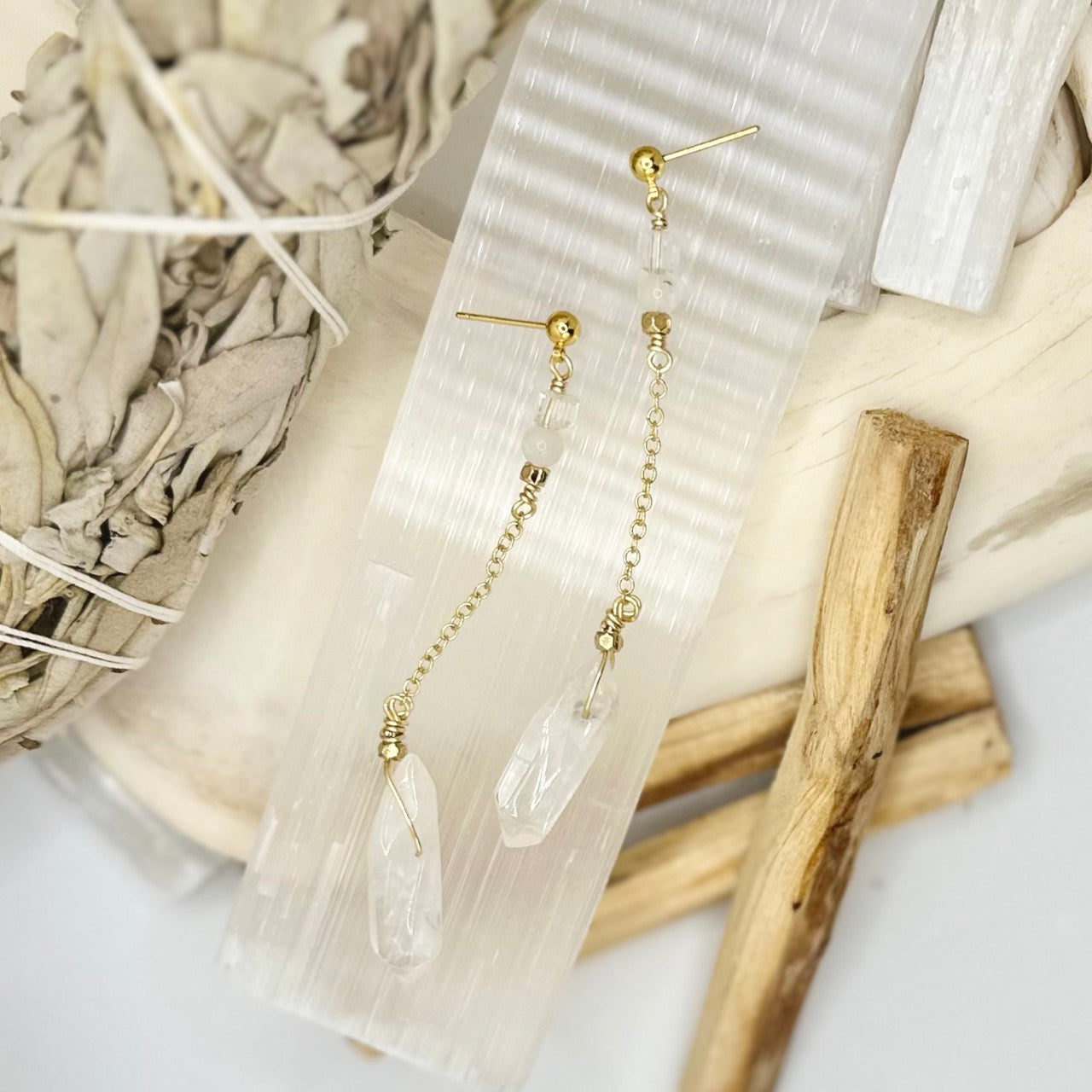 SPELL EARRINGS: Healing + Energy Cleanse