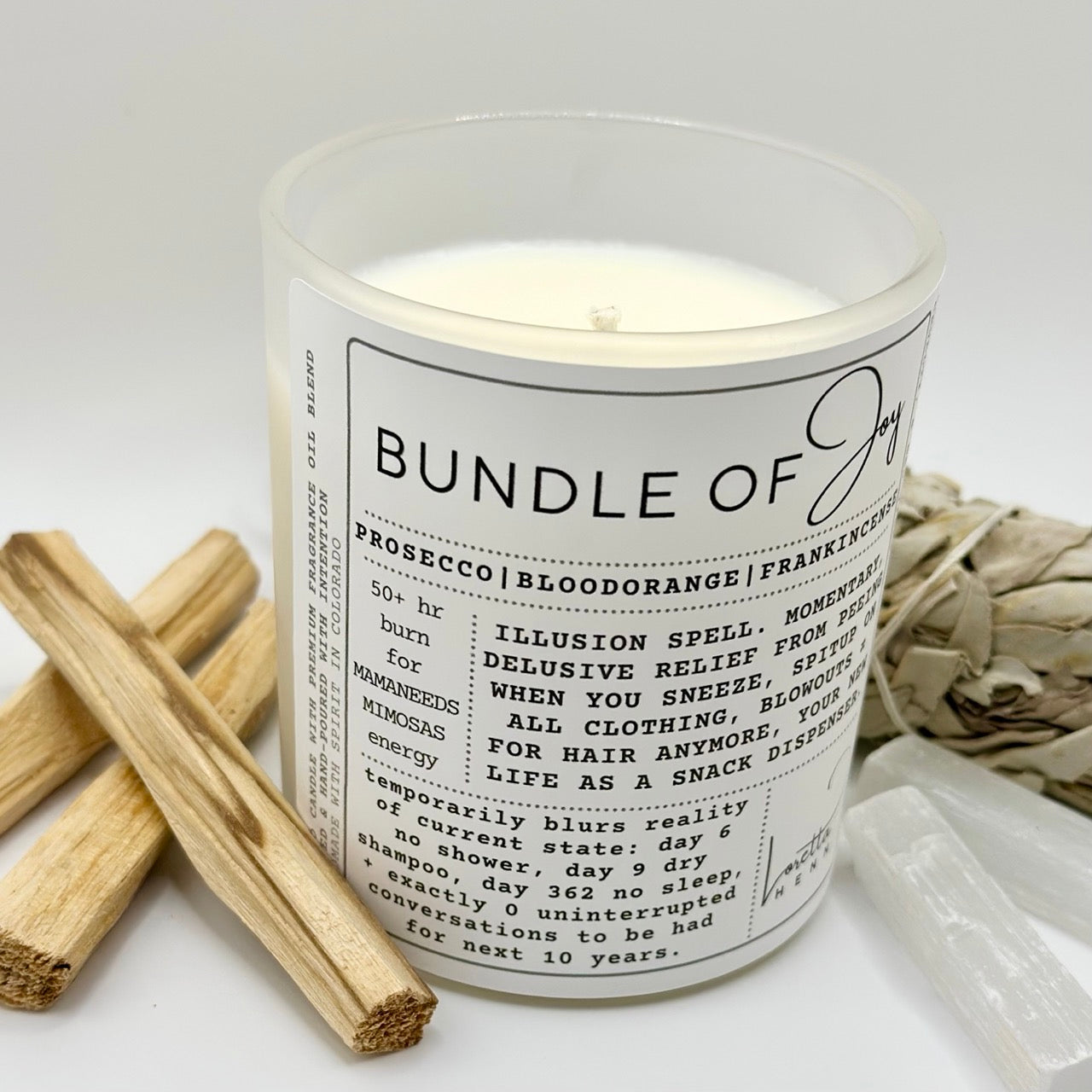 BUNDLE OF Joy: New Baby Blessings candle