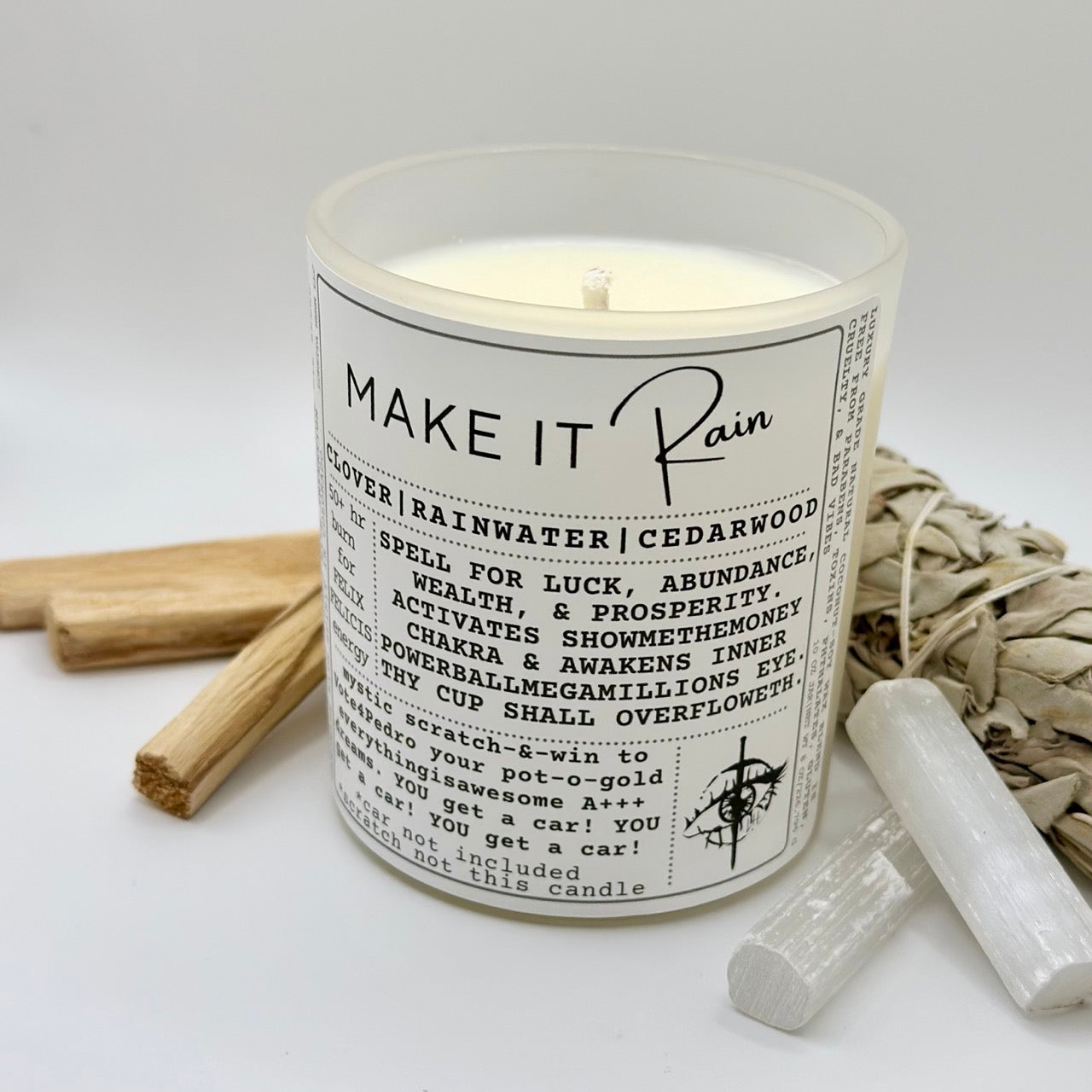 MAKE IT Rain ✦intention candle