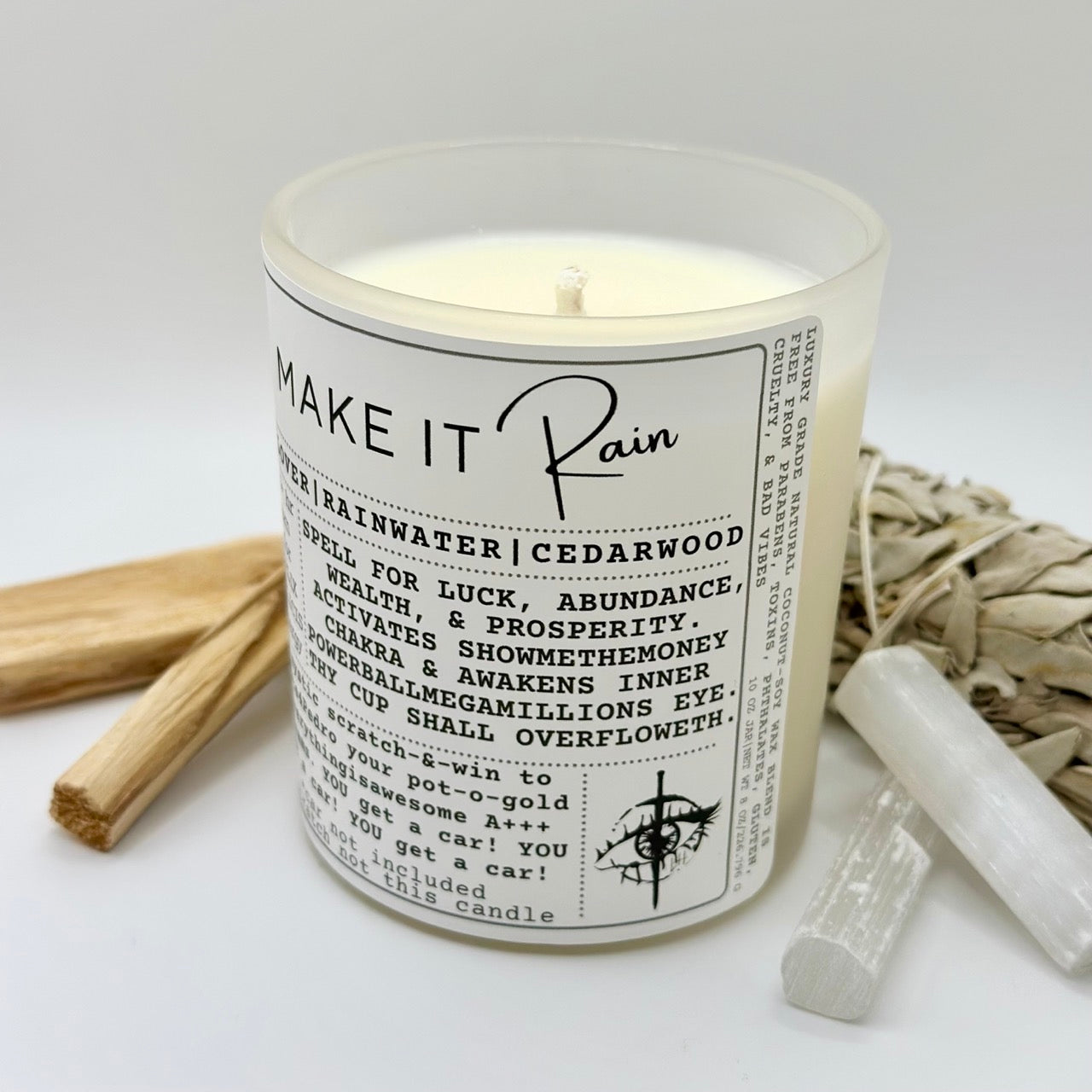 MAKE IT Rain ✦intention candle