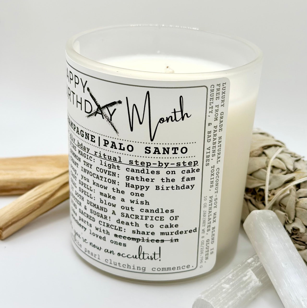 HAPPY BIRTH Month: Birthday Blessings candle