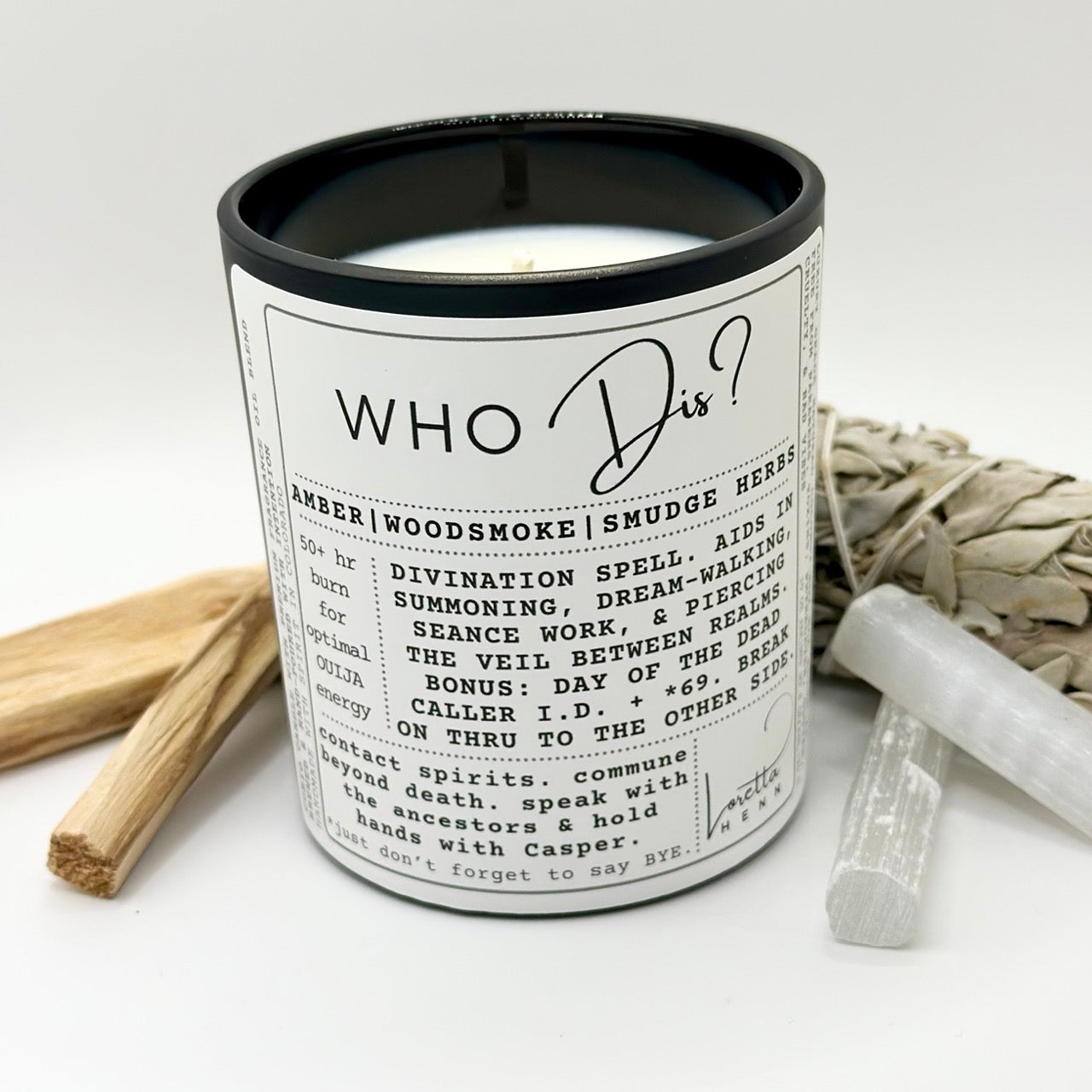 WHO Dis?: Divination + Seance candle