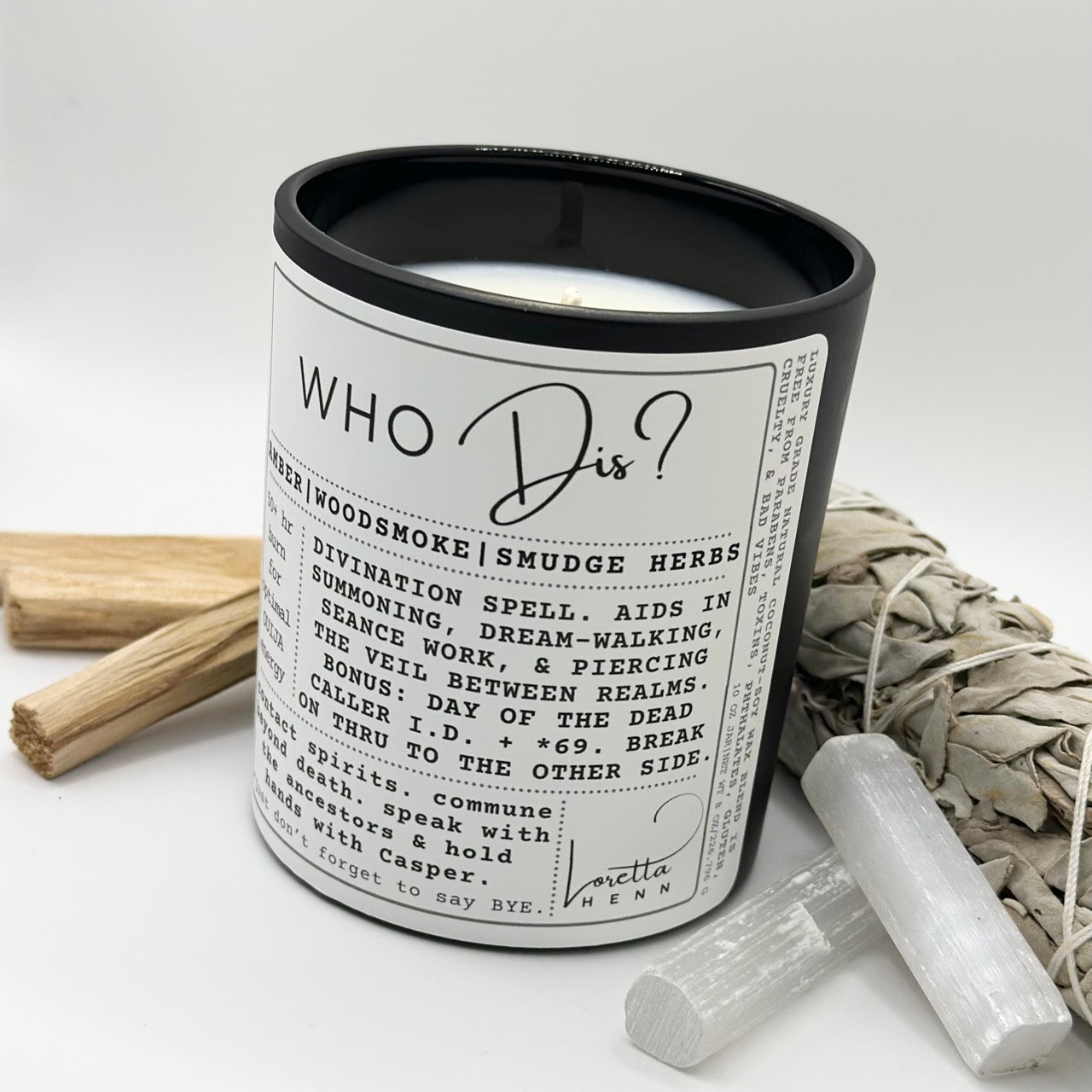 WHO Dis?: Divination + Seance candle