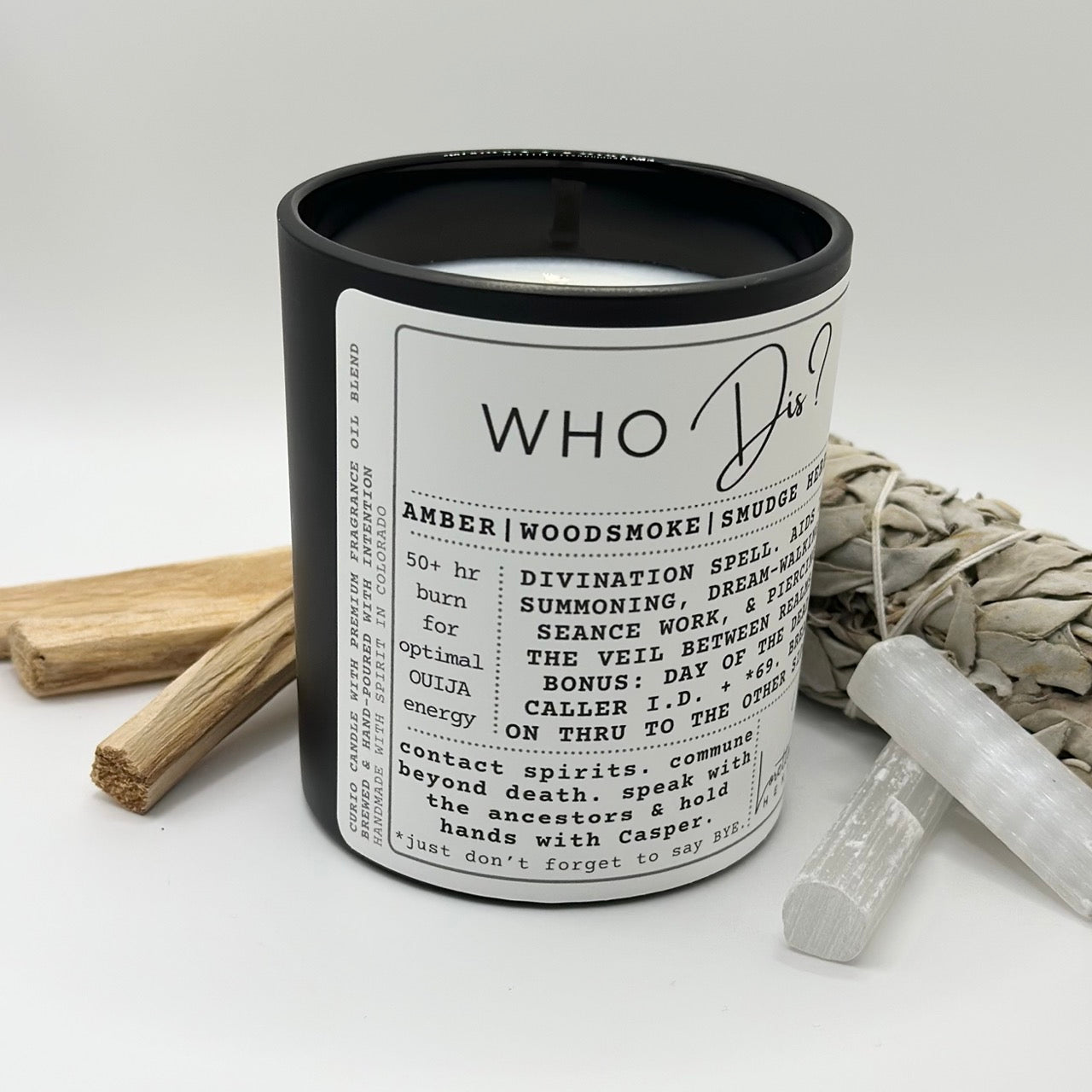 WHO Dis?: Divination + Seance candle