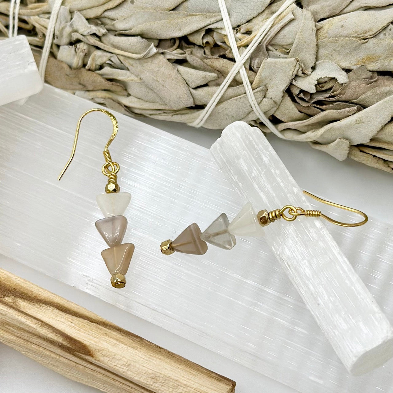 SPELL EARRINGS: Unity of Mind + Body + Spirit