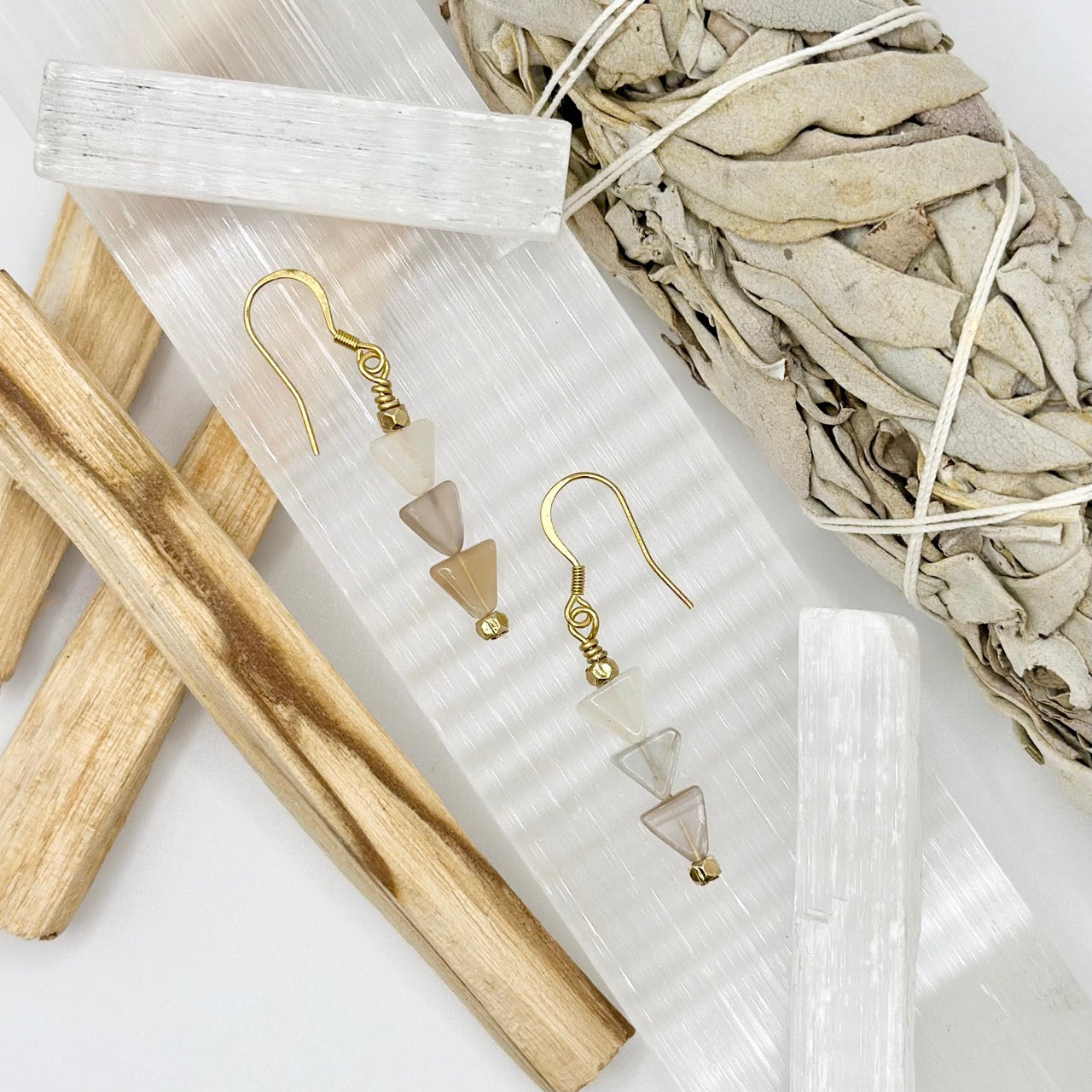 SPELL EARRINGS: Unity of Mind + Body + Spirit