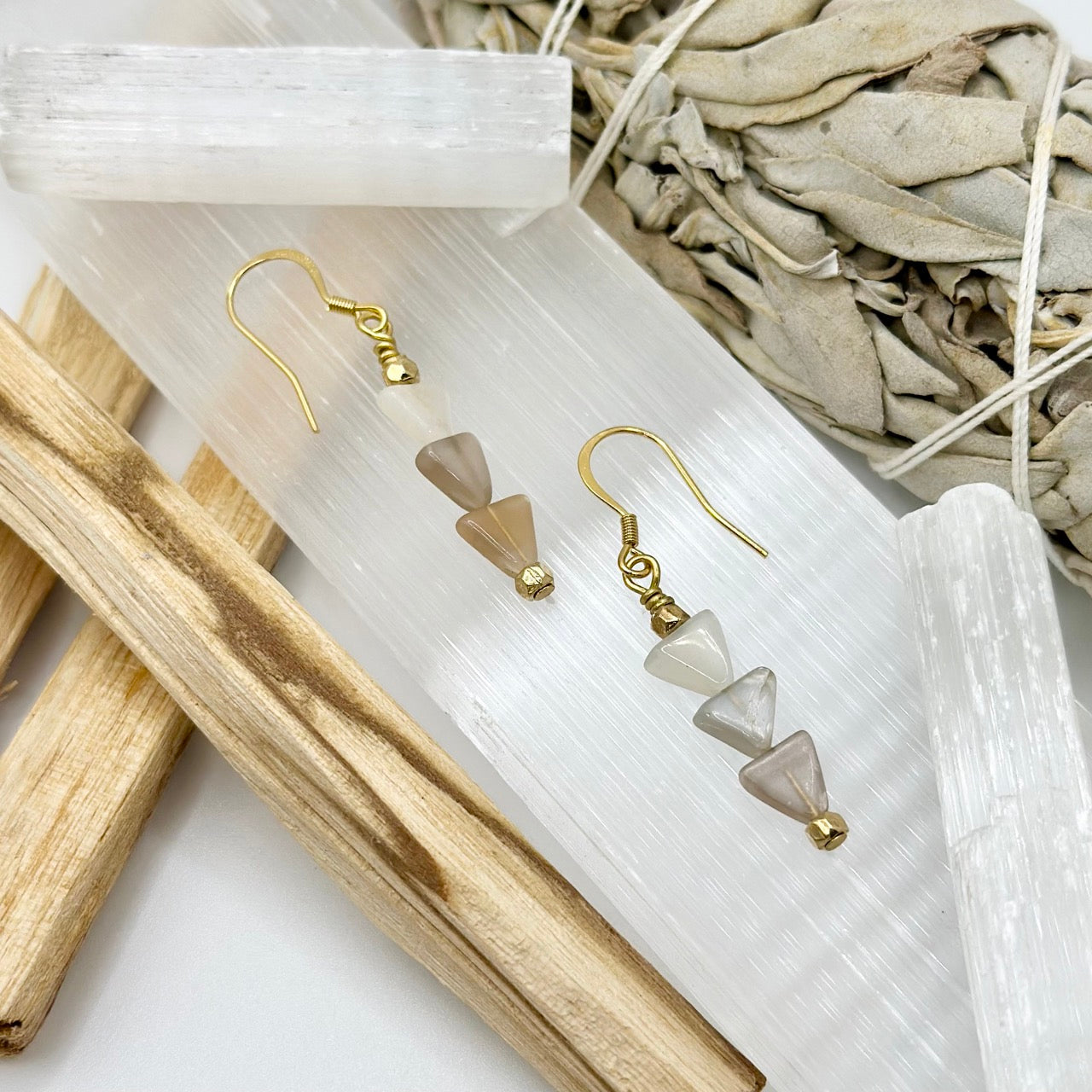 SPELL EARRINGS: Unity of Mind + Body + Spirit