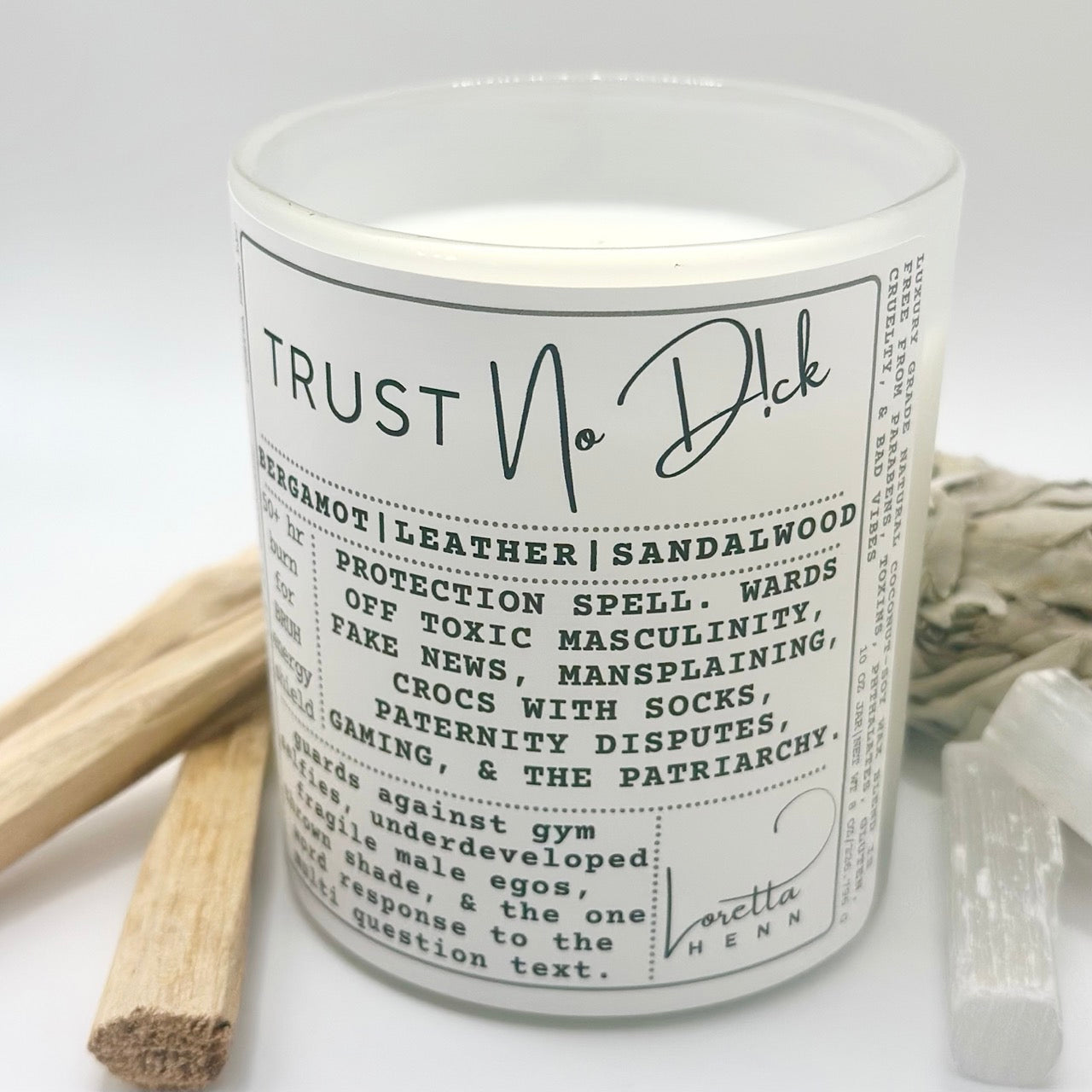 TRUST No D!ck: Protection candle *Male Identifying