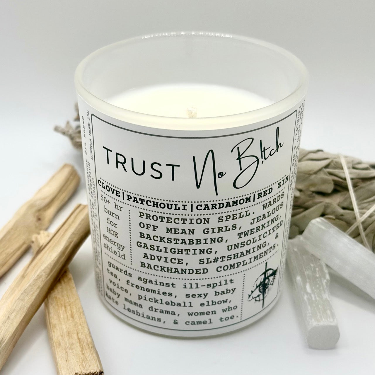 TRUST No B!tch: Protection candle *Female Identifying