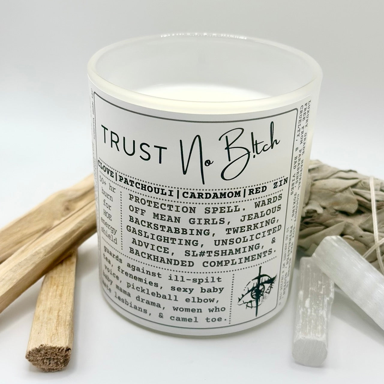 TRUST No B!tch: Protection candle *Female Identifying
