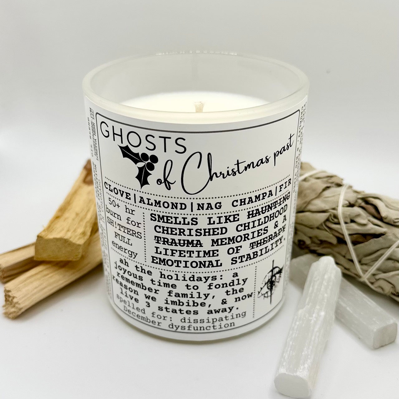 GHOSTS Of Christmas Past: Dissipating December Dysfunction candle