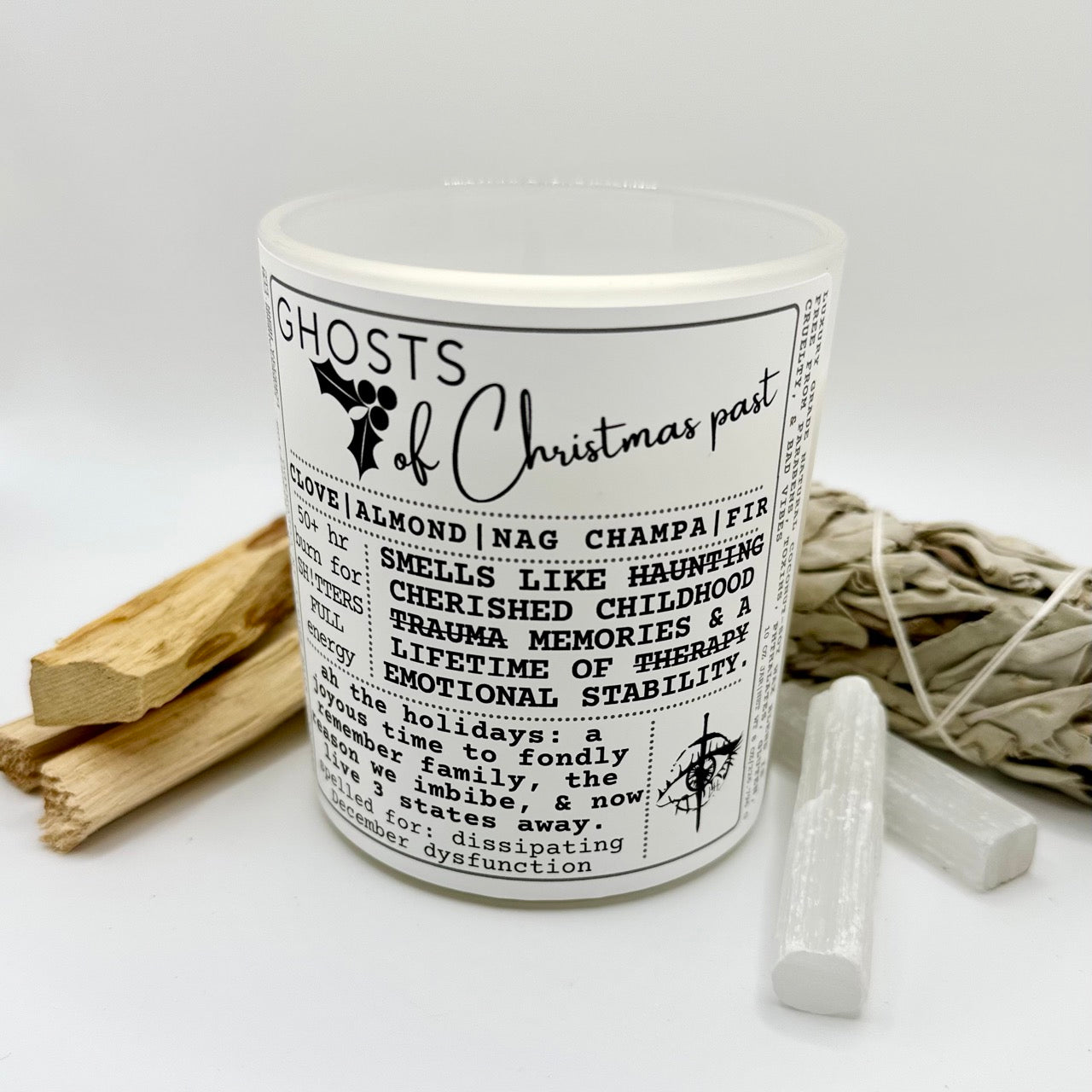 GHOSTS Of Christmas Past: Dissipating December Dysfunction candle