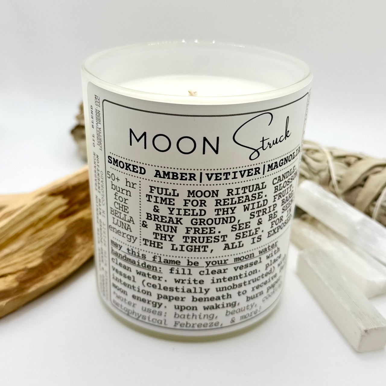 MOON Struck ✦ritual candle