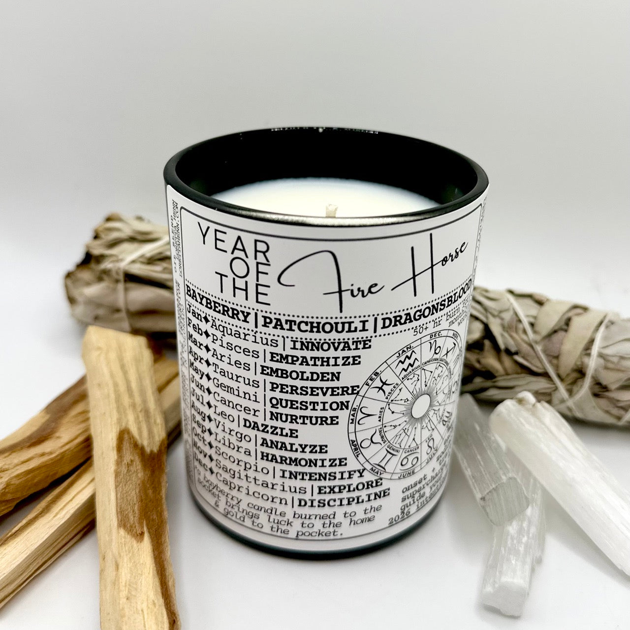 YEAR OF THE Fire Horse ✦intention candle