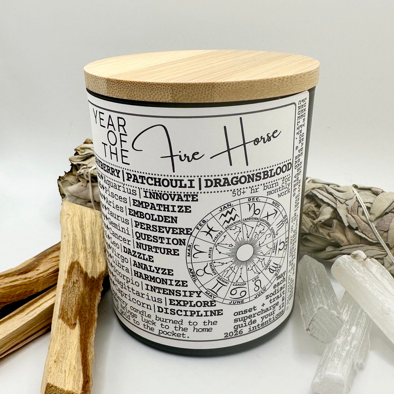 YEAR OF THE Fire Horse ✦intention candle
