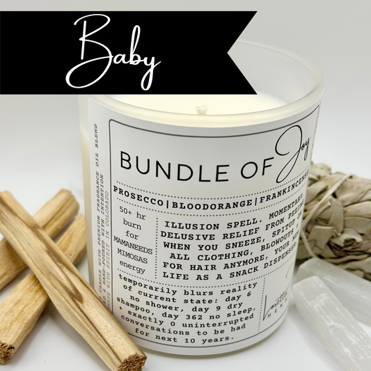 BUNDLE OF Joy: New Baby Blessings candle
