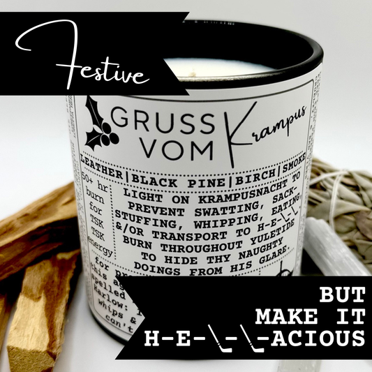 GRUSS VOM Krampus: Krampusnacht protection candle