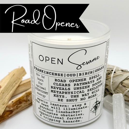 OPEN Sesame: Road Opener candle